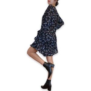 VERONICA BEARD Preston 100%silk floral dress